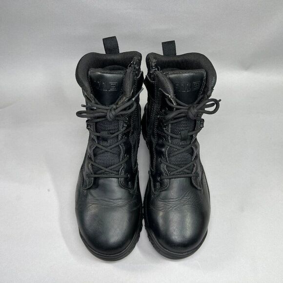 5.11 Tactical ATAC 2.0 Boots Mens Size 9 Black Leather 6\